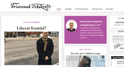Desktop Screenshot of frisinnadtidskrift.se